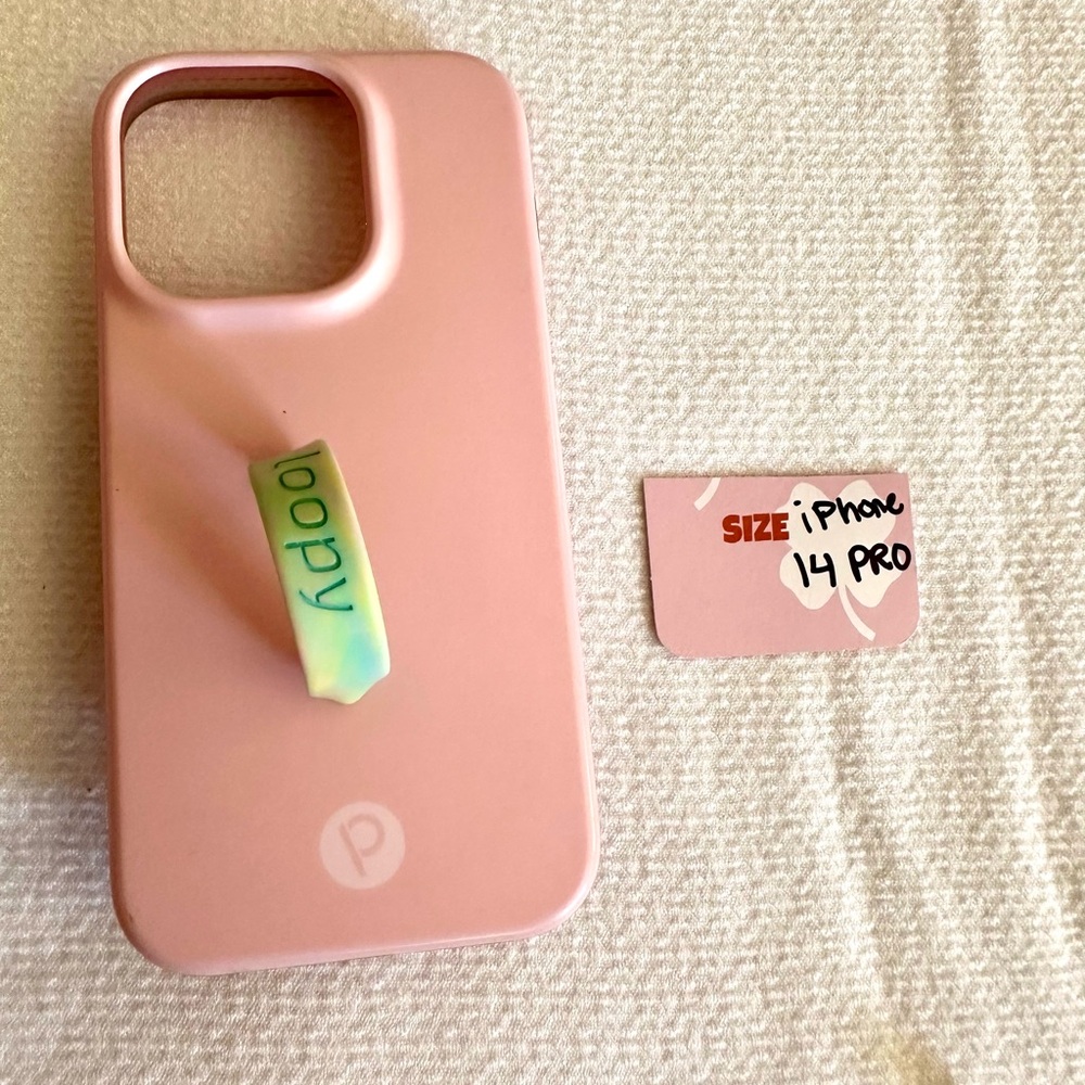 Loopy Case ~ iPhone 14‎ Pro ~ Light Pink